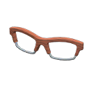 Wooden-frame glasses