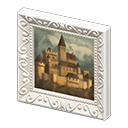 Fancy Frame (White - Landscape Oil Painting) NH Icon.png
