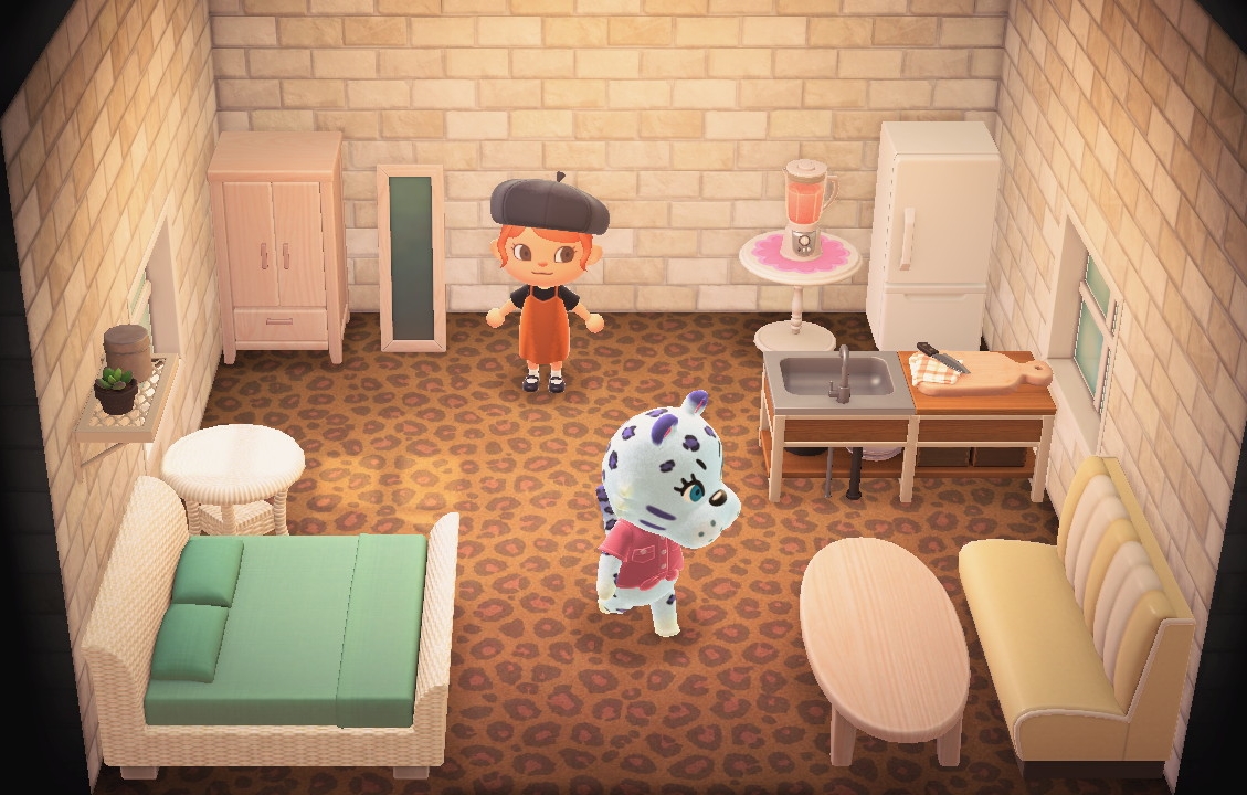 Interior of Bianca's house in Animal Crossing: New Horizons