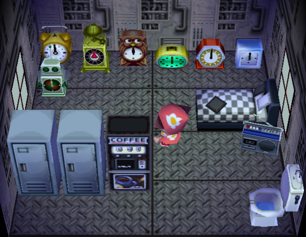 Interior of Chief's house in Animal Crossing