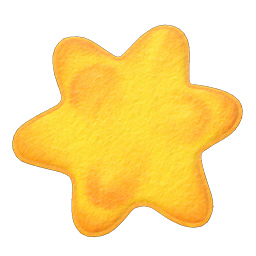 Yellow Star Rug