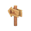 Angled Signpost (Forest) NH Icon.png