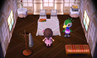 Interior of Julia's house in Animal Crossing: New Leaf