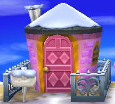 Exterior of Tiffany's house in Animal Crossing: New Leaf