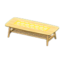 Nordic Low Table (Light Wood - Little Flowers) NH Icon.png