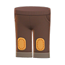 Patched-Knee Pants (Brown) NH Storage Icon.png