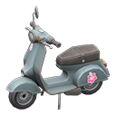 Scooter (Silver - Flower) NH Icon.png