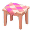 Wooden Mini Table (Pink Wood - Pink) NH Icon.png