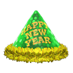 New Year's Hat (Green) NH Icon.png