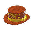 New Year's Silk Hat (Orange) NH Storage Icon.png