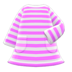 Striped Dress (Pink) NH Icon.png