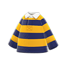 Thick-Stripes Shirt (Yellow & Navy) NH Storage Icon.png