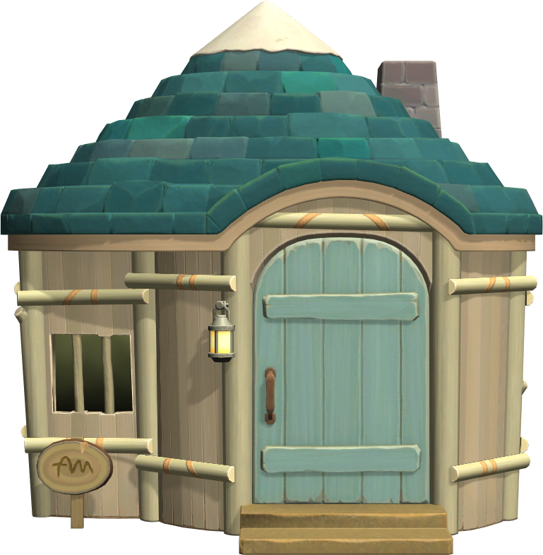 Exterior of Pierce's house in Animal Crossing: New Horizons