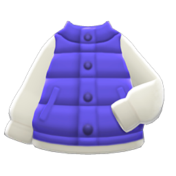 Puffy Vest (Blue) NH Icon.png