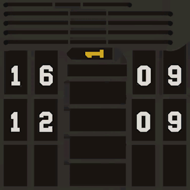 The Black pattern for the scoreboard.