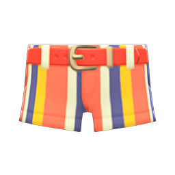 Striped Shorts (Red) NH Icon.png