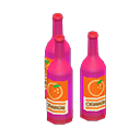 Decorative Bottles (Pink - Orange Labels) NH Icon.png