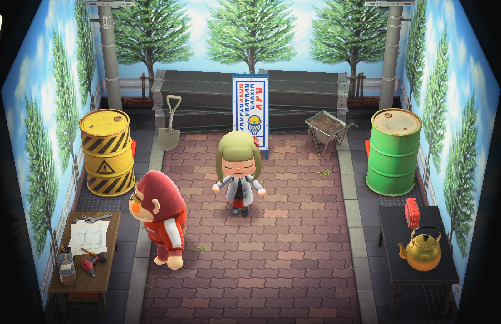 Interior of Boyd's house in Animal Crossing: New Horizons