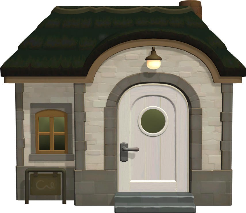 Exterior of Walker's house in Animal Crossing: New Horizons
