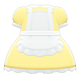 Maid dress's Yellow variant