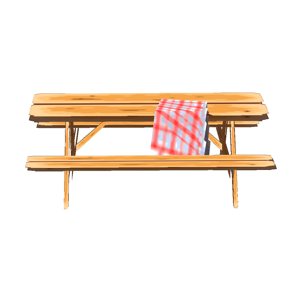 File Picnic Table PG Model png Animal Crossing Wiki Nookipedia