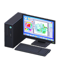 Desktop Computer (Black - Art Program) NH Icon.png