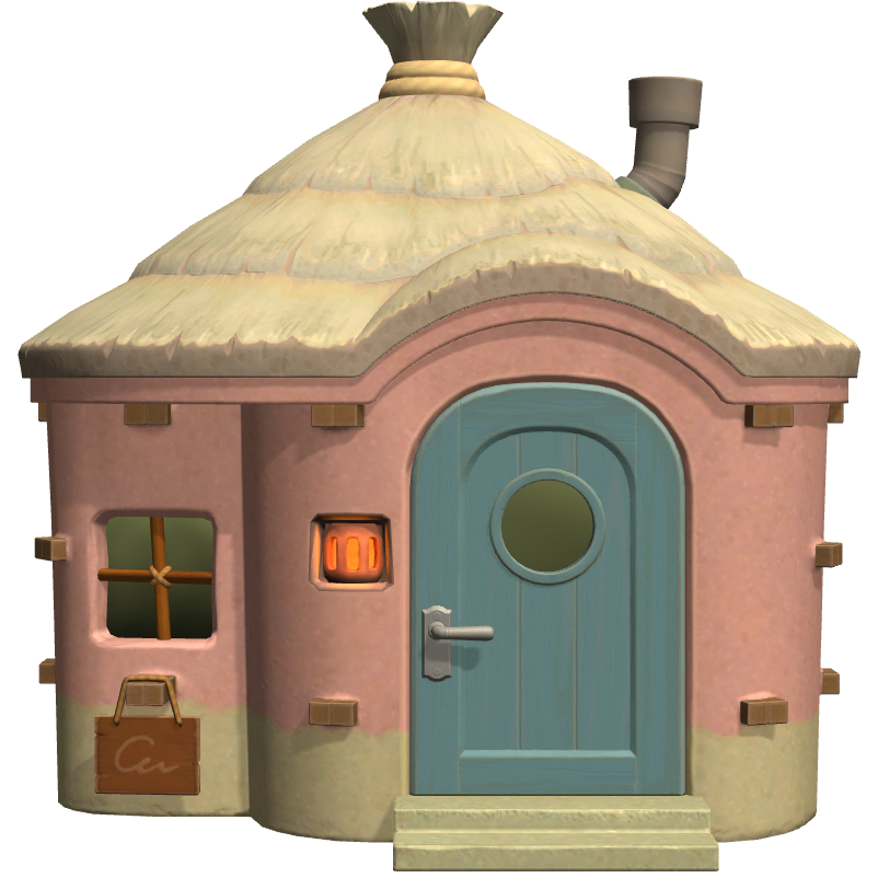 Exterior of Étoile's house in Animal Crossing: New Horizons