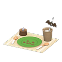 Spooky Table Setting (Green) NH Icon.png