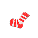 Striped Socks (Red) NH Storage Icon.png