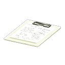 Clipboard (White - Memo) NH Icon.png