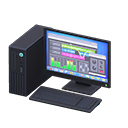 Desktop Computer (Black - Digital Audio Workstation) NH Icon.png