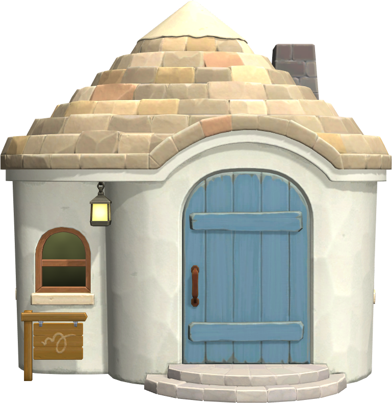 Exterior of Flurry's house in Animal Crossing: New Horizons