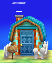 Exterior of Iggly's house in Animal Crossing: New Leaf
