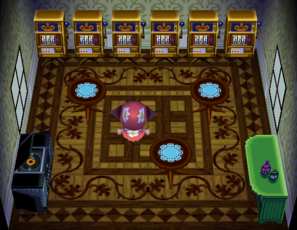 Interior of Anchovy's house in Animal Crossing