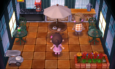 Interior of Ellie's house in Animal Crossing: New Leaf