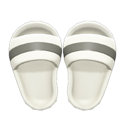 Shower Sandals (White) NH Icon.png