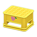 Bottle Crate (Yellow - Peach) NH Icon.png