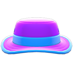 sombrero de paseo (Púrpura)