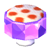 Polka-Dot Stool (Amethyst - Red and White) NL Model.png