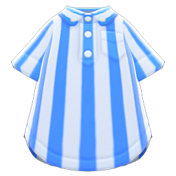 Vertical-stripes shirt's Blue variant