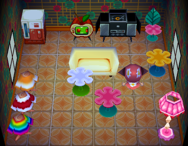 Interior of Jane's house in Animal Crossing