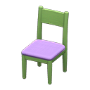 Simple Chair (Green - Purple) NH Icon.png