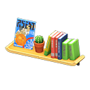wall-mounted bookshelf