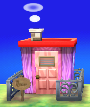 Exterior of Monique's house in Animal Crossing: New Leaf