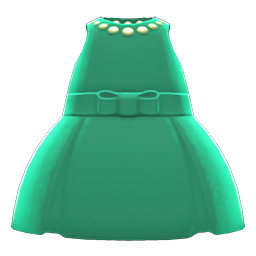 Satin Dress (Green) NH Icon.png