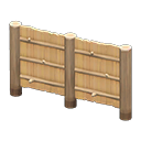 Bamboo-slats fence