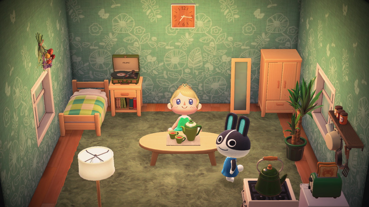 Interior of Dotty's house in Animal Crossing: New Horizons