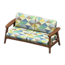 Nordic Sofa (Dark Wood - Triangles) NH Icon.png