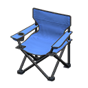 Outdoor Folding Chair (Black - Blue) NH Icon.png