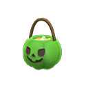 Spooky Treats Basket (Green) NH Icon.png